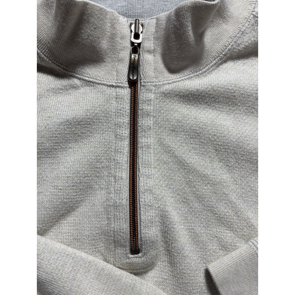 TOMMY BAHAMA Men's Long Sleeve Pullover Size XXL Relax Quarter Zip 100% Cotton - Picture 4 of 9